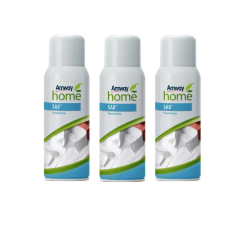 3 Adet Amway Home SA8 Yikama Oncesi Leke Cikarici Sprey 400 ML