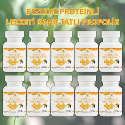 Forever Bezelye Proteinli Bee Propolis 10lu Aile Boy Avantaj Paketi