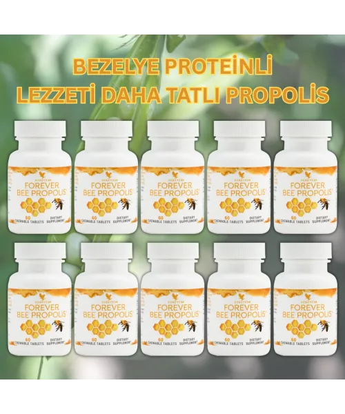 Forever Bezelye Proteinli Bee Propolis 10lu Aile Boy Avantaj Paketi