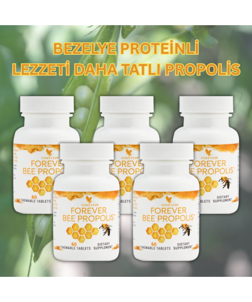 Forever Bezelye Proteinli Bee Propolis 5li Avantaj Paketi