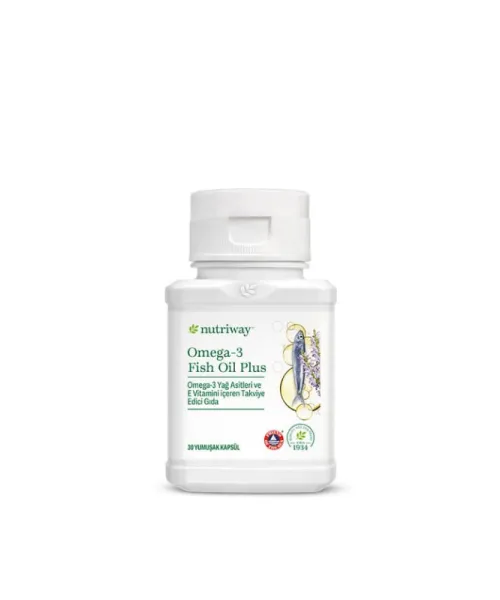 Nutriway Omega 3 Fish Oil Plus Takviye Edici Gida