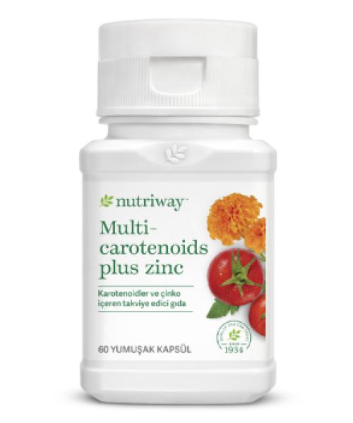 Amway Multi Carotenoids Plus Zinc Nutriway 60 Tablet Vitamin