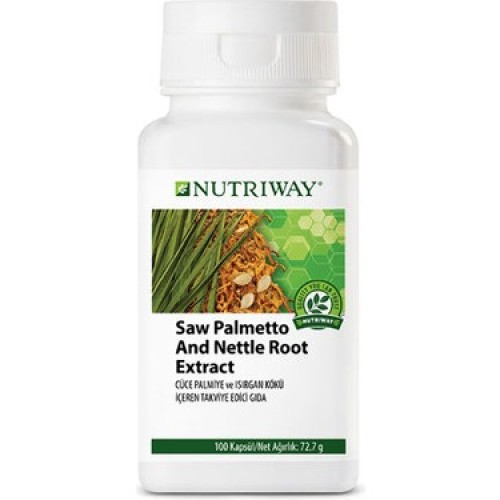 Amway Nutriway Saw Palmetto and Nettle Root Extract 100 Tablet Vitamin