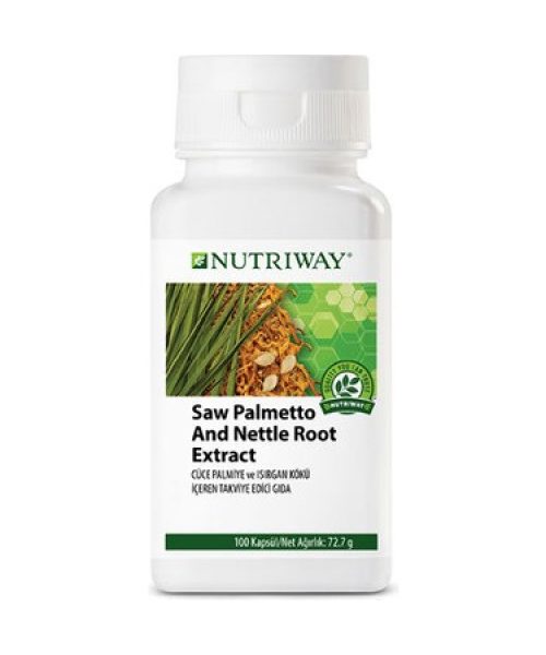 Amway Nutriway Saw Palmetto and Nettle Root Extract 100 Tablet Vitamin