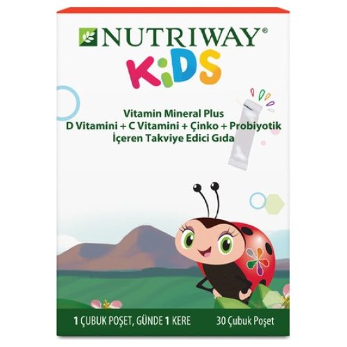 Nutriway Kids Vitamin Mineral Plus Takviye Edici Gida