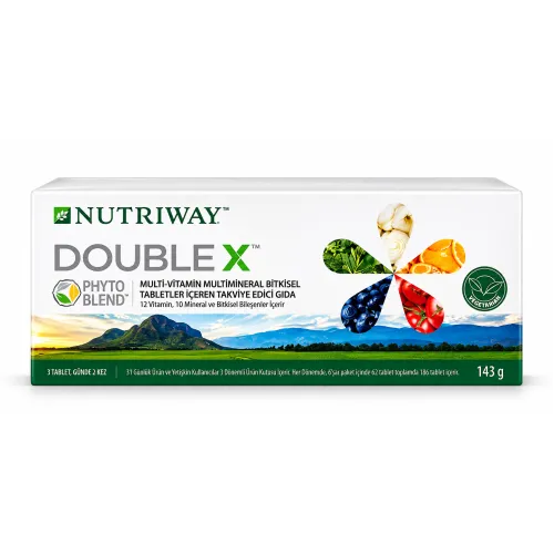 Amway Nutriway Double X 31 Günlük Ürün Vitamin 186 Tablet