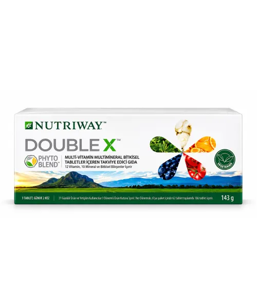 Amway Nutriway Double X 31 Günlük Ürün Vitamin 186 Tablet 